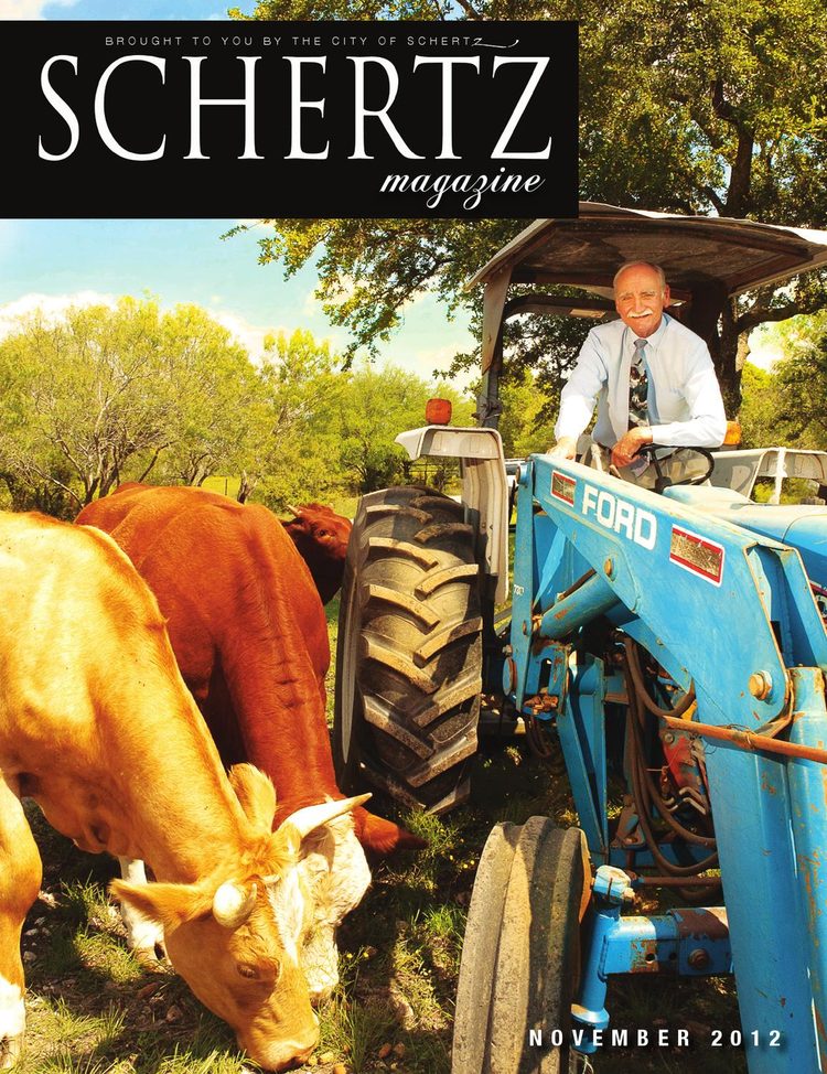 Schertz Magazine, November 2012 cover, the last issue.