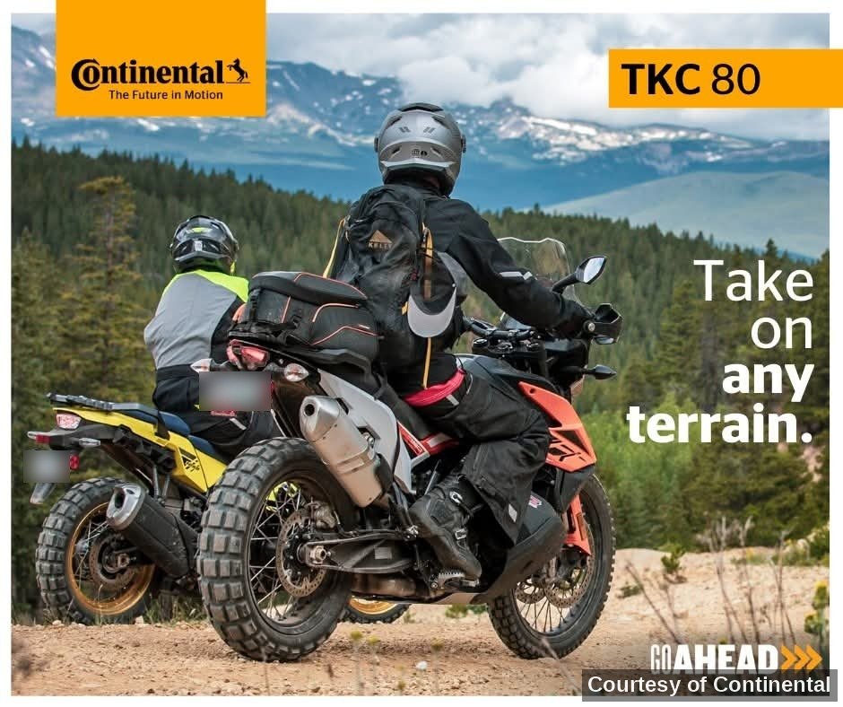 Continental TKC 80 ad: Take on any terrain, using the overlook photo